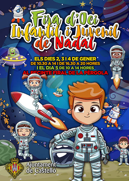 Cartel Feria Infantil y Juvenil de Castellón
