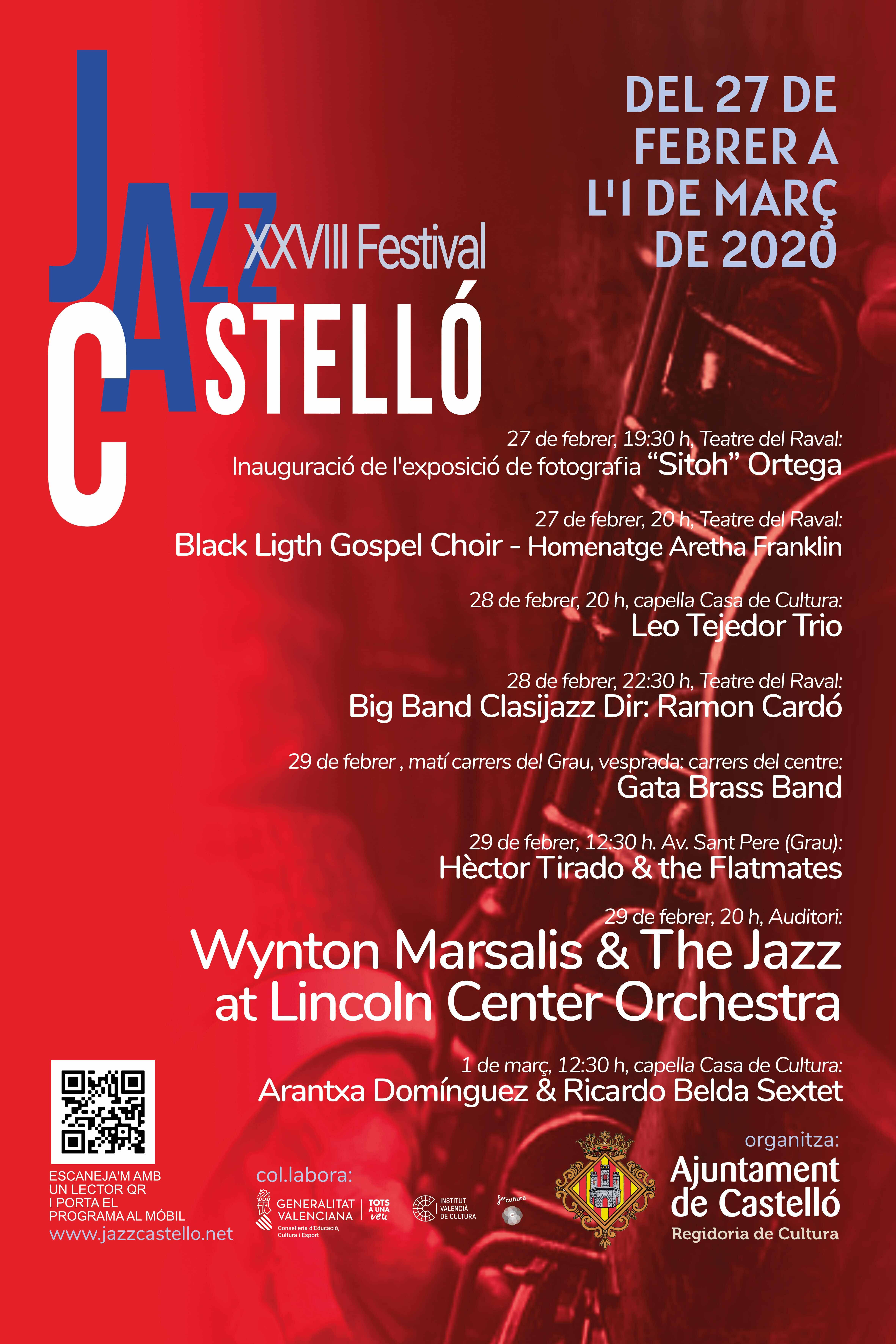LOW_130220 cartell XXVIII Festival de Jazz de Castelló