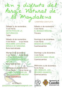 Actividades en el Parque Natural de la Magdalena