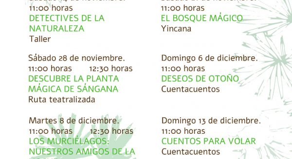 Actividades en el Parque Natural de la Magdalena